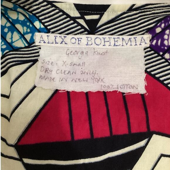 Alix Of Bohemia Georgia Knot Limited Edition Jacket Open Front Cotton Size XS - Picture 9 of 11